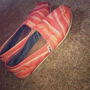 TOMS Classical Coral Stripe